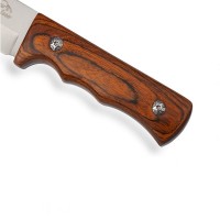 Cutit de vanatoare, Wood Brown, 37.5 cm, maro, lemn, teaca inclusa Cutit de vanatoare, Wood Brown, 37.5 cm, maro, lemn, teaca inclusa