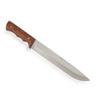 Cutit de vanatoare, Wood Brown, 37.5 cm, maro, lemn, teaca inclusa Cutit de vanatoare, Wood Brown, 37.5 cm, maro, lemn, teaca inclusa