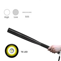 Bâtă de baseball cu lanternă LED, 41 cm, autoapărare