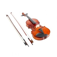 Vioara clasica din lemn 4/4, toc inclus, maro + arcus 1/2 extra