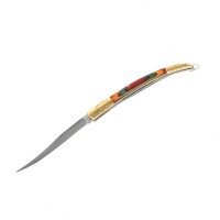 Set cutit karambit si cutit spaniol, otel inoxidabil,19 cm , albastru