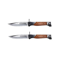 Set doua briceaguri de vanatoare, AK-47 Assault, 27 cm, teaca inclusa, maro Set doua briceaguri de vanatoare, AK-47 Assault, 27 cm, teaca inclusa, maro