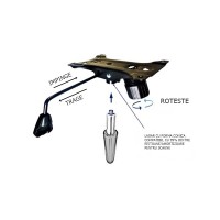 Plăcuță balans metalică pentru mecanism scaun directorial, 25 cm x 15 cm Plăcuță balans metalică pentru mecanism scaun directorial, 25 cm x 15 cm