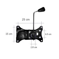 Plăcuță balans metalică pentru mecanism scaun directorial, 25 cm x 15 cm Plăcuță balans metalică pentru mecanism scaun directorial, 25 cm x 15 cm