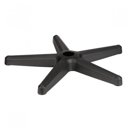 Bază pentru scaun directorial, plastic, 55 cm, neagru