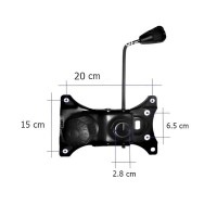 Plăcuță balans metalică pentru mecanism scaun directorial, 20 cm x 15 cm