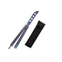 Briceag fluture, Butterfly Rainbow, pentru antrenament, 27.5 cm Briceag fluture, Butterfly Rainbow, pentru antrenament, 27.5 cm