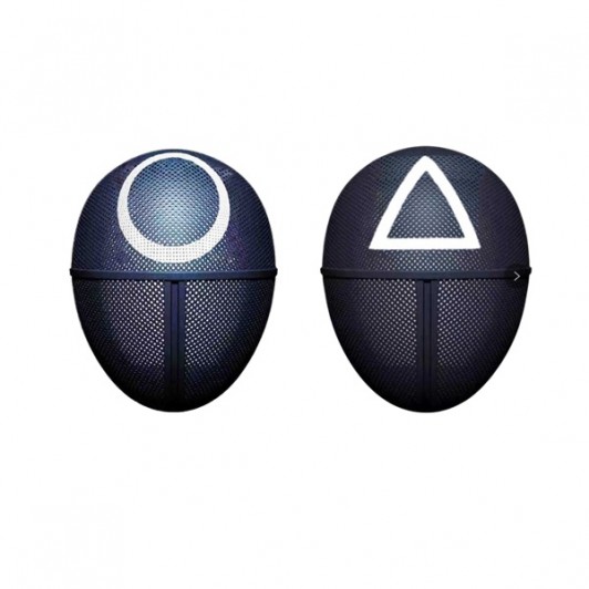 Set doua masti pentru carnaval, Squid Game, Cerc, Triunghi, Negru Set doua masti pentru carnaval, Squid Game, Cerc, Triunghi, Negru