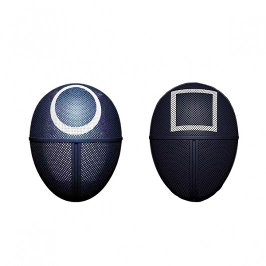 Set doua masti pentru carnaval, Squid Game, Cerc, Patrat, Negru Set doua masti pentru carnaval, Squid Game, Cerc, Patrat, Negru