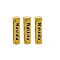 Set trei acumulatori 18650 Li-Ion, 3.7V 12000mAh