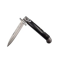 Briceag automat stiletto, Italian Marble, 27 cm, negru