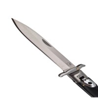 Briceag automat stiletto, Italian Marble, 27 cm, negru