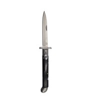 Briceag automat stiletto, Italian Marble, 27 cm, negru