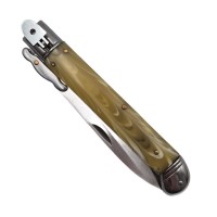 Briceag automat stiletto, Italian Marble, 27 cm, maro