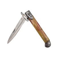 Briceag automat stiletto, Italian Marble, 27 cm, multicolor