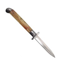Briceag automat stiletto, Italian Marble, 27 cm, multicolor