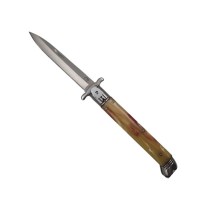 Briceag automat stiletto, Italian Marble, 27 cm, multicolor