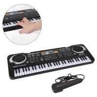 Orga electronica copii, 61 clape,instrument multifunctional, microfon inclus