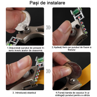 Set prastie cu lase, Sling Queen, metalic, 11.5 cm, cu boloboc, maner lemn, maro si 200 bile de 9 mm