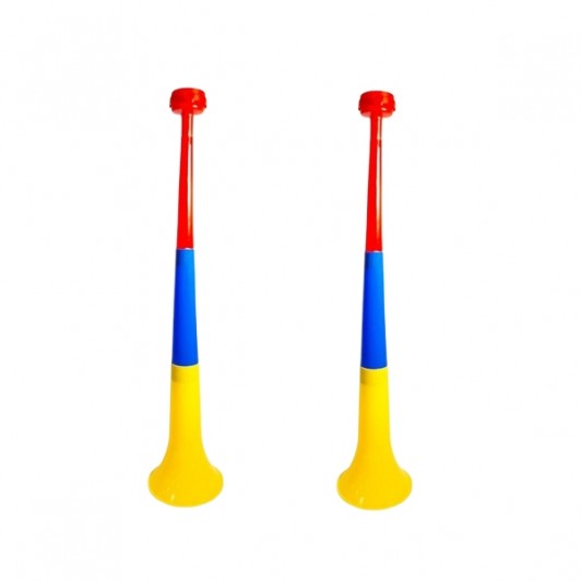 Set doua vuvuzele tricolore - Goarne de Stadion, Petreceri, Evenimente Set doua vuvuzele tricolore - Goarne de Stadion, Petreceri, Evenimente