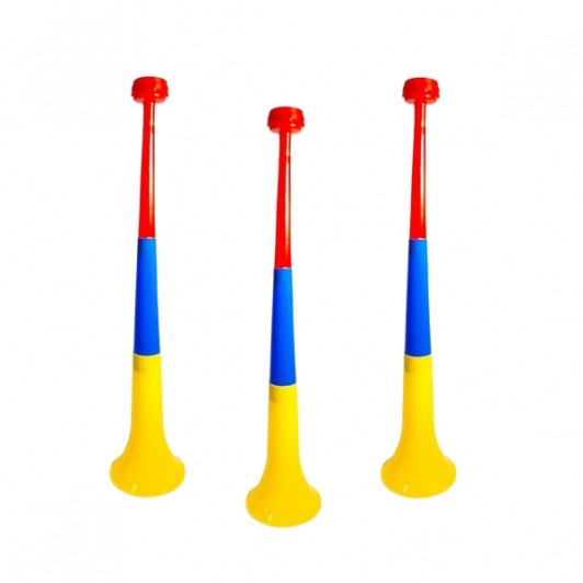 Set trei vuvuzele tricolore - Goarne de Stadion, Petreceri, Evenimente Set trei vuvuzele tricolore - Goarne de Stadion, Petreceri, Evenimente