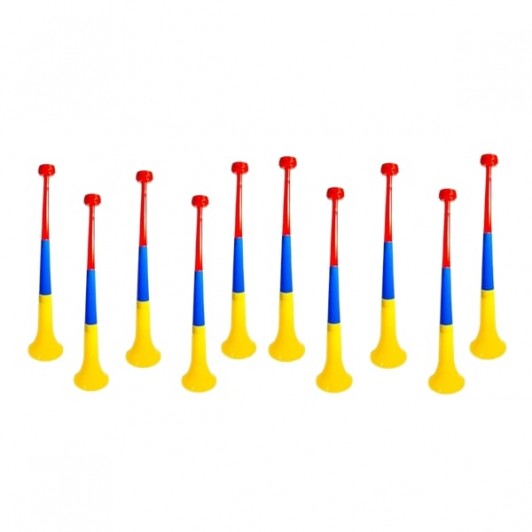 Set zece vuvuzele tricolore - Goarne de Stadion, Petreceri, Evenimente Set zece vuvuzele tricolore - Goarne de Stadion, Petreceri, Evenimente