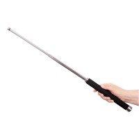 Baston telescopic pliabil, 65 cm , argintiu, husa inclusa