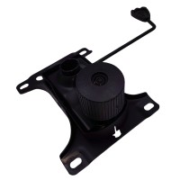 Set mecanism reglaj si cilindru piston gaz pentru scaune birou, argintiu, 35 cm