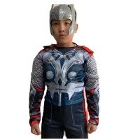 Costum Thor, Halloween, Carnaval, 7-9 ani, 120-130 cm