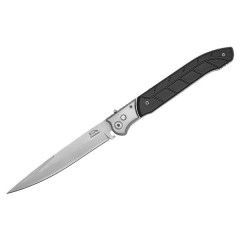 Cutit cu arc, otel inoxidabil, 31 cm, argintiu, husa inclusa