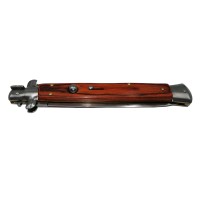 Briceag automat, Italian Blade, model stiletto, otel inoxidabil, 33 cm, maro
