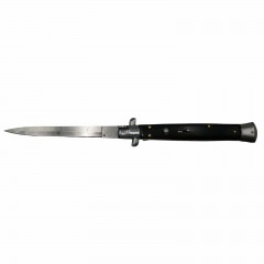 Briceag automat, Italian Blade, Stiletto, otel inoxidabil, negru Briceag automat, Italian Blade, Stiletto, otel inoxidabil, negru