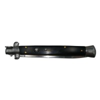 Briceag automat, Italian Blade, Stiletto, otel inoxidabil, negru