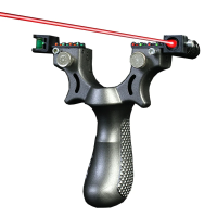 Set prastie plastic cu laser si set 300 bile 9 mm, 11.5 cm, cu boloboc, argintiu Set prastie plastic cu laser si set 300 bile 9 mm, 11.5 cm, cu boloboc, argintiu