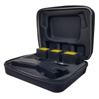 Pistol taser cu electrosoc, 4 rezerve, toc inclus