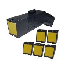 Pistol taser cu electrosoc, 5 rezerve, toc inclus