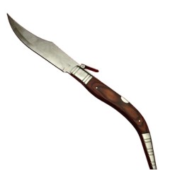 Briceag de vanatoare cricket, lamă oțel inoxidabil, maro, 38 cm Briceag de vanatoare cricket, lamă oțel inoxidabil, maro, 38 cm