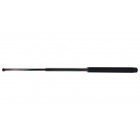 Set baston telescopic 66 cm si box-rozeta craniu negru
