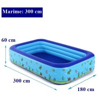 Piscina gonflabila copii dreptunghiulara, 300 x 180 x 60 cm