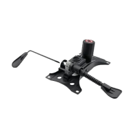 Set placuta balans metalica, 25 cm x 15 cm si cilindru piston, gaz, pentru scaune birou, negru, 35 c