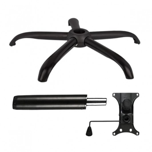 Set placuta balans metalica 20 cm x 15 cm, baza 64 cm si cilindru piston, gaz, pentru scaune birou