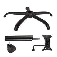 Set placuta balans metalica 20 cm x 15 cm, baza 64 cm, rola universala si cilindru piston, gaz, pent