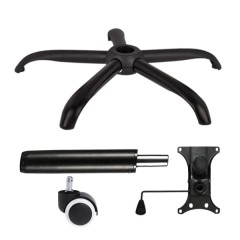 Set placuta balans metalica 20 cm x 15 cm, baza 64 cm, rola universala cauciuc si cilindru piston, g
