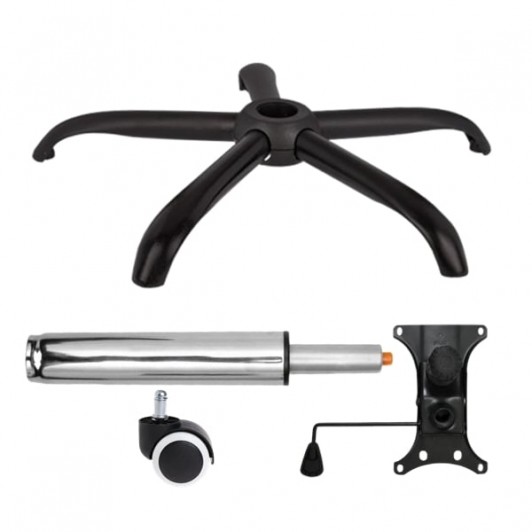 Set placuta balans metalica 20 cm x 15 cm, rolă universală cauciuc mm,baza 64 cm si cilindru piston
