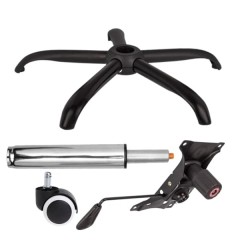 Set placuta balans metalica 22 cm x 15 cm, baza 64 cm, rolă universală cauciu si cilindru piston, ga