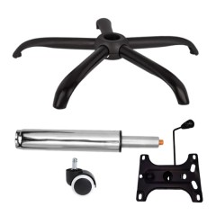 Set placuta balans metalica 26 x 15 cm, baza 64 cm, rolă universală cauciuc si cilindru piston, gaz,