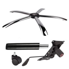 Set placuta balans metalica 22 cm x 15 cm, baza 60 cm, rolă universală  Ø11 mm  si cilindru piston, 