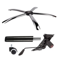 Set placuta balans metalica 22 cm x 15 cm, baza 60 cm, rolă universală  cauciuc si cilindru piston, 