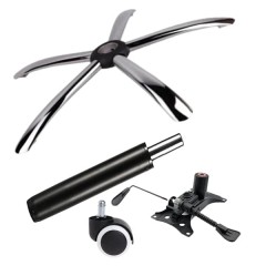 Set placuta balans metalica 25 x 15 cm, baza 60 cm, rolă universala cauciuc si cilindru piston, gaz,