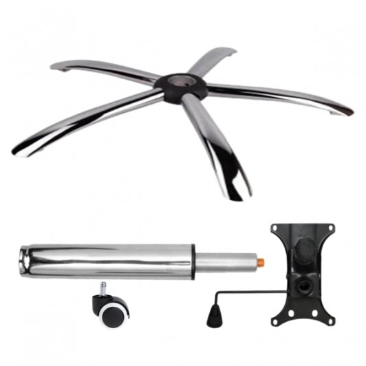 Set placuta balans metalica 20 cm x 15 cm, baza 60 cm, rolă universală cauciuc si cilindru piston, g